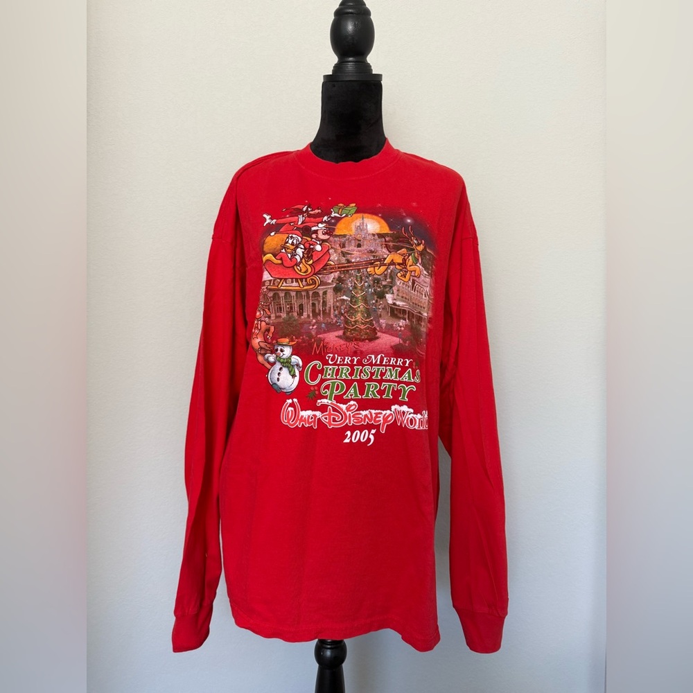 Walt Disney World 2005 Mickey’s Very Merry Christmas Party Long Sleeve size XXL